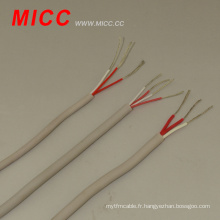 Fil de thermocouple MICC pt100 RTD avec insutaltion de caoutchouc de silicone